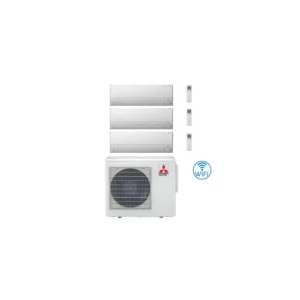 Approfitta dell'offerta | Climatizzatore Condizionatore Mitsubishi MSZ-BT Wifi R32 Trial Split Inverter 9000 + 9000 + 18000 BTU con U.E. MXZ-4F72VF NOVITÁ Classe A++/A+