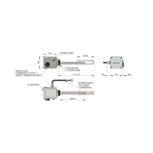 RISCALDATORE ELETTRICO MONOFASE 230V 3000W L 320mm - SMA820000500 | Ultimo arrivo