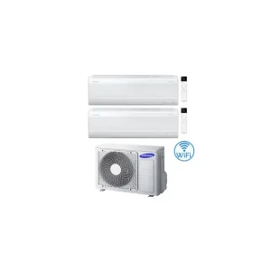 Alta qualità - Climatizzatore Condizionatore Samsung Windfree Avant S2 R32 Wifi Dual Split Inverter 7000 + 9000 BTU con U.E. AJ040TXJ2KG/EU NOVITÁ Classe A+++/A++
