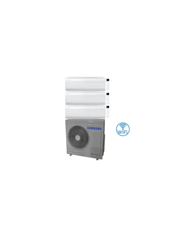 Appena aggiunto - Climatizzatore Condizionatore Samsung Windfree Avant S2 R32 Wifi Trial Split Inverter 7000 + 9000 + 9000 BTU con U.E. AJ068TXJ3KG/EU NOVITÁ Classe A++/A+