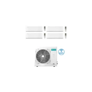 Climatizzatore Condizionatore Hisense Energy Pro X Wifi R32 Quadri Split Inverter 9000 + 12000 + 12000 + 12000 BTU con U.E. 5AMW125U4RTA | Nuovo in catalogo