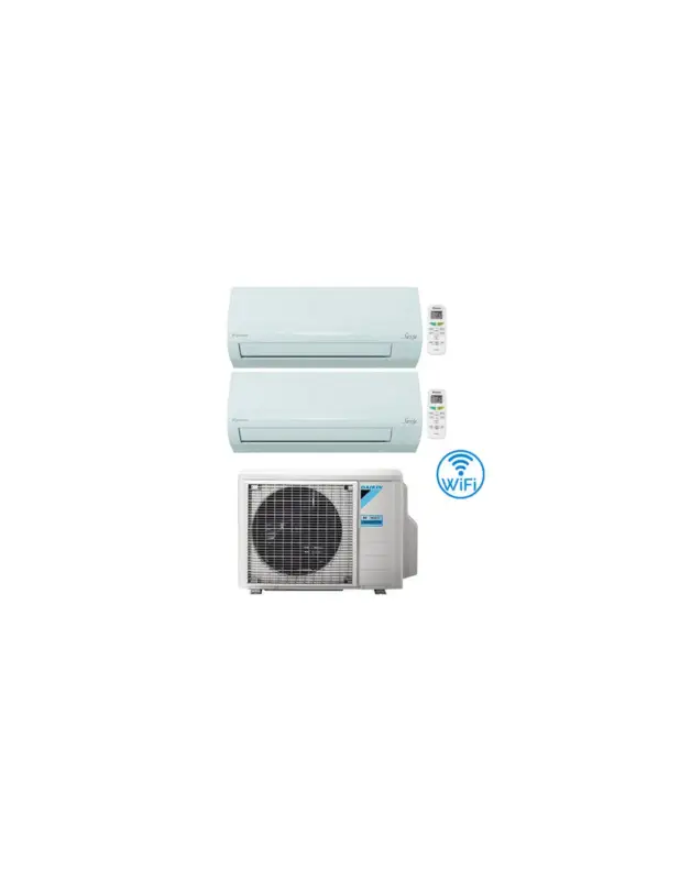Appena arrivato - Climatizzatore Condizionatore Daikin SIESTA Wi-Fi Dual Split 9000 + 9000 BTU con U.E. 2AMXF40A Classe A++/A+