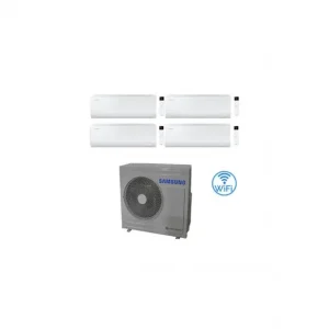 Acquista subito - Climatizzatore Condizionatore Samsung CEBU S2 R32 Wifi Quadri Split Inverter 7000 + 7000 + 7000 + 18000 BTU con U.E. AJ080TXJ4KG/EU NOVITÁ Classe A++/A+