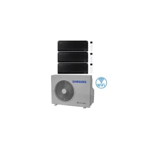 Bestseller | Climatizzatore Condizionatore Samsung Windfree BLACK R32 Wifi Trial Split Inverter 7000 + 9000 + 12000 BTU con U.E. AJ052TXJ3KG/EU NOVITÁ Classe A+++/A++