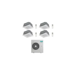 Climatizzatore Condizionatore Hisense Cassetta 4 vie R32 Quadri Split Inverter 9000 + 12000 + 12000 + 12000 BTU con U.E. 5AMW125U4RTA NOVITÁ Classe A++/A+ - Scelta dei clienti