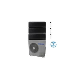 Approfitta dell'offerta | Climatizzatore Condizionatore Samsung Windfree BLACK R32 Wifi Trial Split Inverter 9000 + 9000 + 9000 BTU con U.E. AJ068TXJ3KG/EU NOVITÁ Classe A++/A+