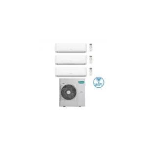 Acquista subito - Climatizzatore Condizionatore Hisense Hi Comfort Wifi R32 Trial Split Inverter 7000 + 7000 + 18000 BTU con U.E. 5AMW105U4RQC Classe A++/A+