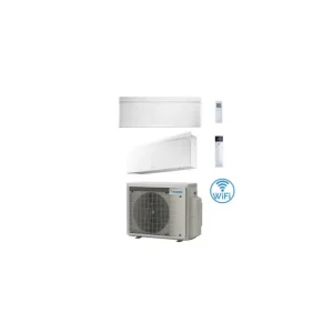 Tra i più venduti - Climatizzatore GARANZIA ITALIA Daikin Stylish Bianco + EMURA Dual Split Inverter Wifi 9000 + 12000 BTU con U.E. 2MXM50A9 Classe A+++/A++ NOVITA'