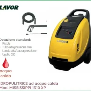 Idropulitrice LAVOR ad Acqua Calda Mississippi 1310XP-DP 2636 | Consegna espressa
