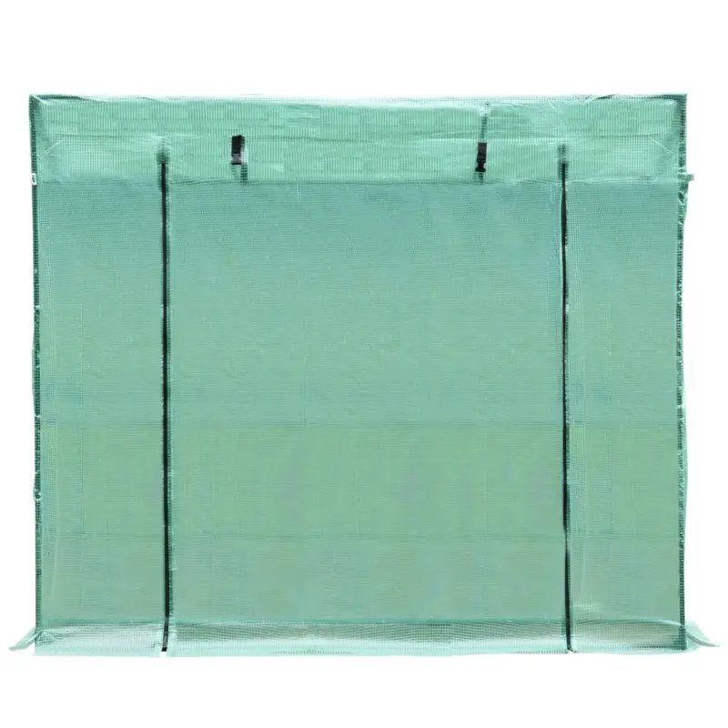Svendita | EASYCOMFORT Serra da Giardino per Piante Pomodori 200x77x170 cm in PE Telaio in Acciaio