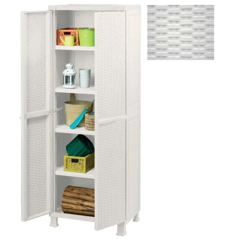 Solo questa settimana | Armadio Keter Cm.65x45x177H T/Piani Bianco