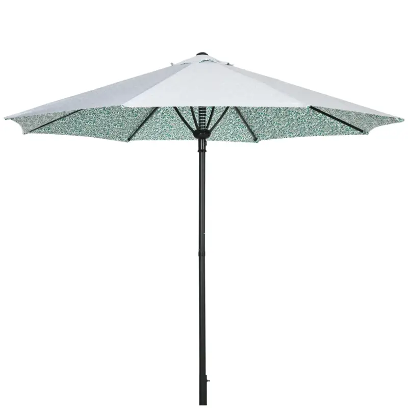 Bestseller - Easycomfort Ombrellone da Giardino 3x2.5 m in Metallo a 2 Sezioni con 8 Stecche e Copertura in Poliestere
