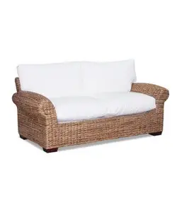 Scelta dei clienti - Divano LUNA in Abaca 2 Posti Con Cuscini 192x93x75H