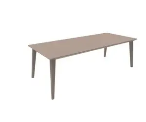Tavolo Allibert Lima estensibile 160/240 cm Colore Cappuccino | Prezzo di fabbrica
