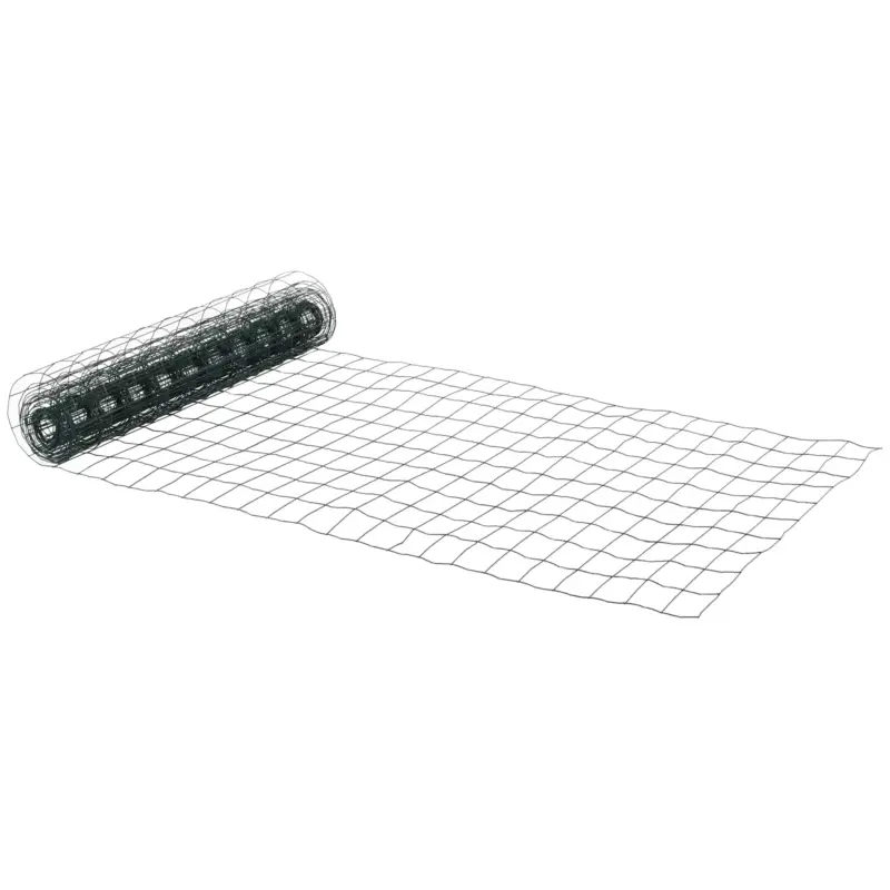 Ultimo arrivo | Easycomfort Rete per Recinzioni in Metallo con Rivestimento in PVC, Rotolo da 10x1m, Verde