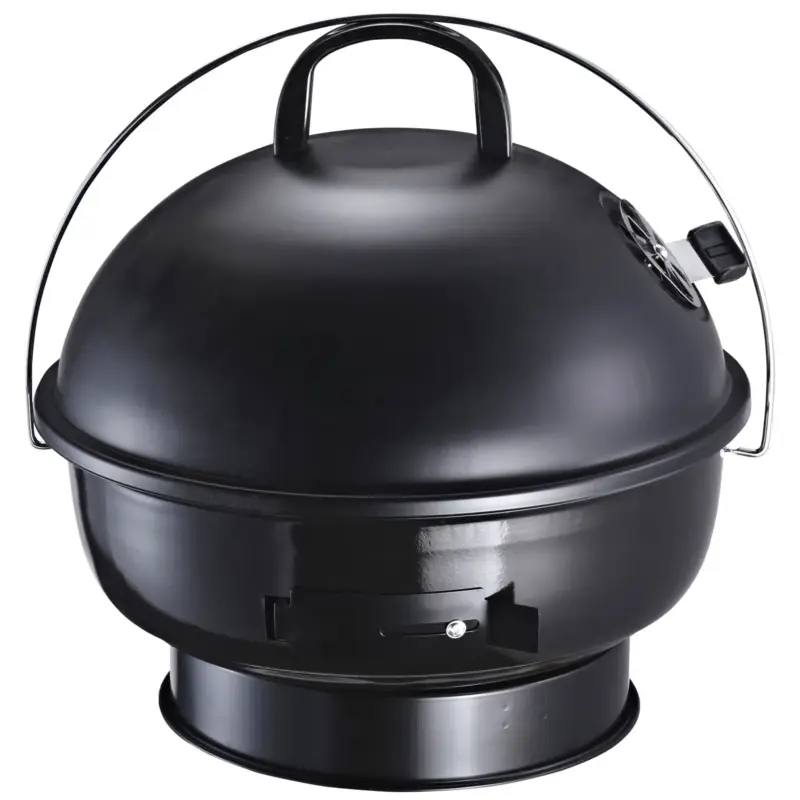 EASYCOMFORT Barbecue da Viaggio con Coperchio con Ventola Regolazione Calore | Ultime unità