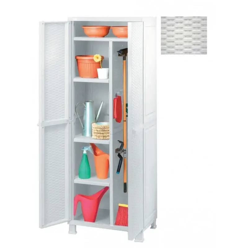 Pronto per la spedizione - Armadio Keter Cm.65X45X177H P/Scope Bianco