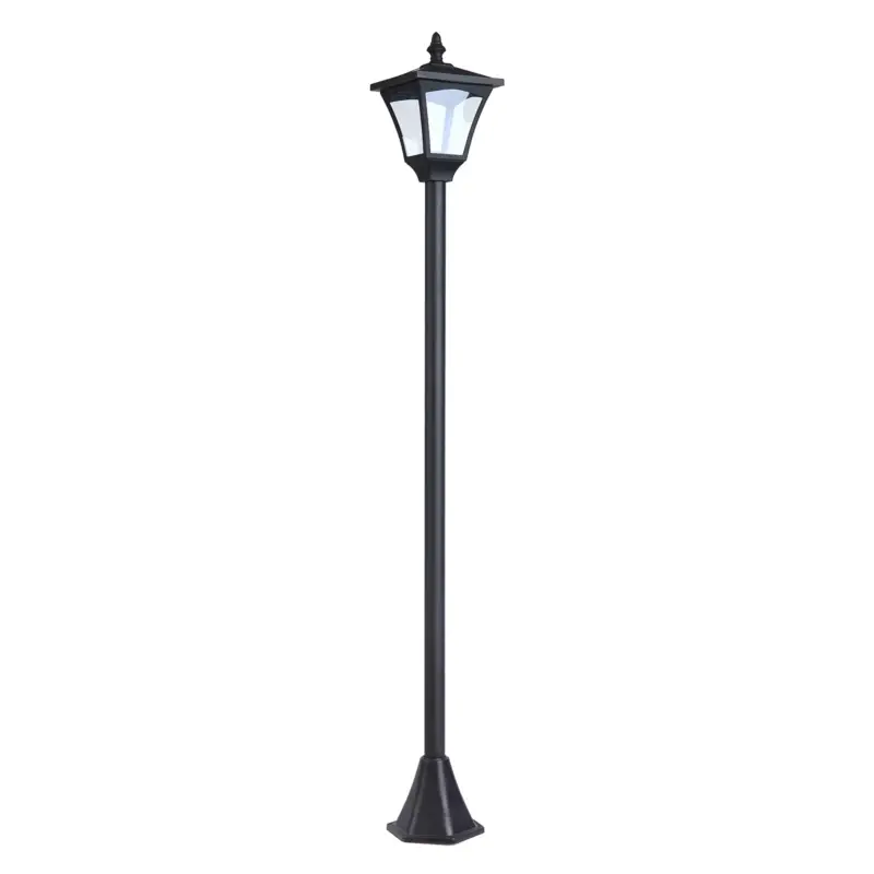 Tra i preferiti - Easycomfort Lampada da Giardino Lampada da Terra LED da Esterno a Energia Solare Impermeabile IP44, 15x15x120 cm, Nero