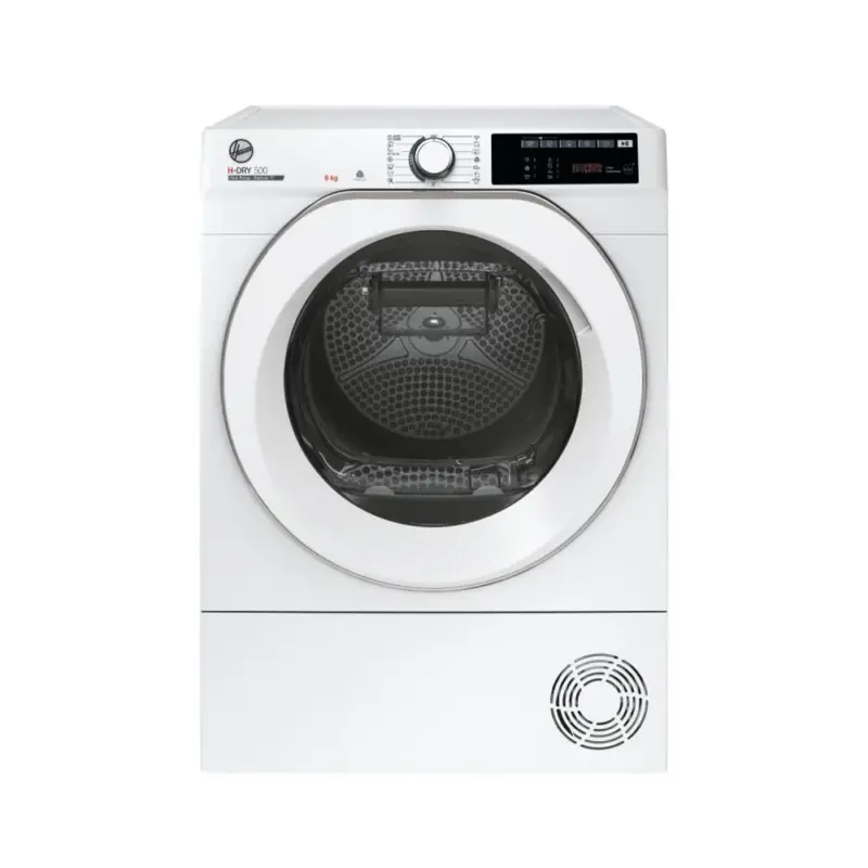 Qualità eccellente | Asciugatrice Hoover a Pompa di Calore H-Dry 500 8 Kg H8A2TCEXS-S (A85xL60xP58,5) Classe Energetica A++