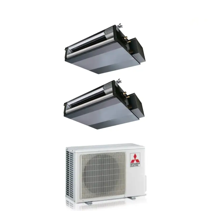 Acquista ora | Climatizzatore Condizionatore Mitsubishi Electric Dual Inverter Canalizzabile (Canalizzato) SEZ-M 9+9 con MXZ-2F42VF R-32 Wi-Fi Optional 9000+9000