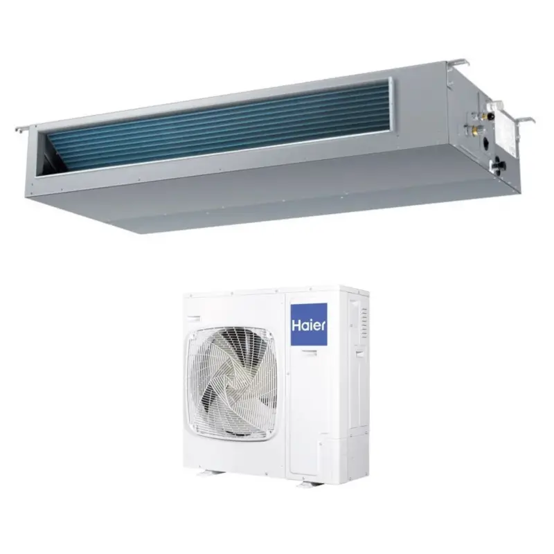 Acquista oggi - Climatizzatore Condizionatore Haier Inverter Canalizzato Canalizzabile Media Prevalenza 48000 Btu AD140S2SM3FA Trifase R-32 Wi-Fi Optional Telecomando Infrarossi Haier YR-HRS01 + Ricevente RE-02