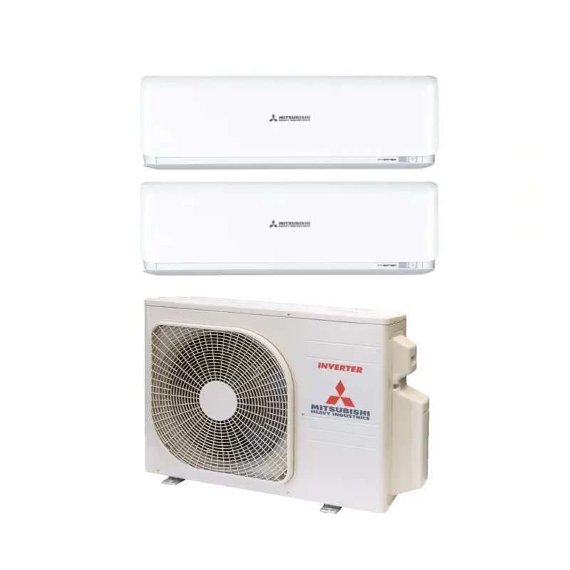 Climatizzatore Condizionatore Mitsubishi Heavy Industries Dual Split Inverter serie KIREIA PLUS White 7+9 con SCM40ZS-W R-32 Wi-Fi Optional 7000+9000 Colore Bianco - Tra i preferiti