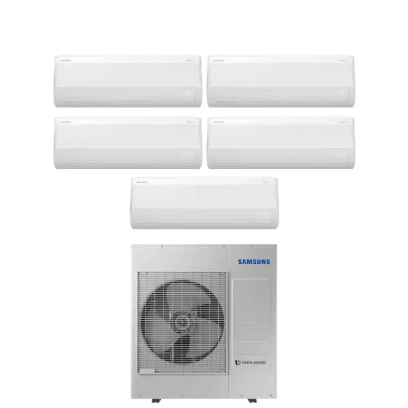 Condizionatore Samsung Penta Split WINDFREE ELITE S2 9+9+9+9+12 con AJ100TXJ5KG R-32 Wi-Fi Integrato | Prezzo imbattibile