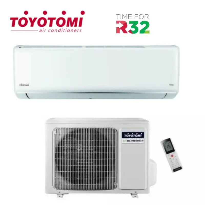 Offerta speciale | CLIMATIZZATORE CONDIZIONATORE TOYOTOMI INVERTER serie HIRO 12000 BTU R-32 Wi-Fi INCLUSO classe A++/A+++