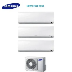 Climatizzatore Condizionatore Samsung Trial Split Inverter serie NEW STYLE PLUS 7+9+9 con AJ052MCJ R-410 7000+9000+9000 - Spedizione rapida