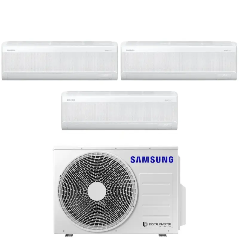 Condizionatore Samsung Trial Split WINDFREE ELITE S2 7+7+12 con AJ052TXJ3KG R-32 Wi-Fi integrato | Disponibile
