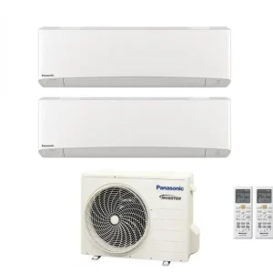 Solo oggi - Condizionatore Dual Split Panasonic ETHEREA White 7+12 con CU-2E15SBE