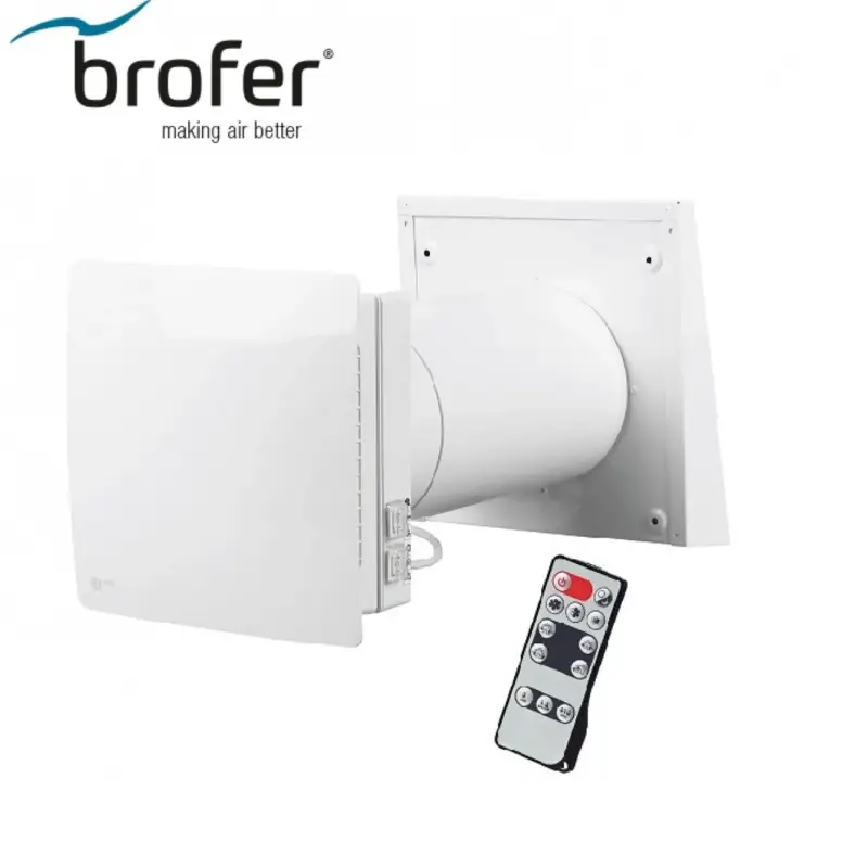 BROFER RECUPERATORE DI CALORE DECENTRALIZZATO VMC MODELLO NRUC150 VERSIONE CON TELECOMANDO - Ultimo arrivo