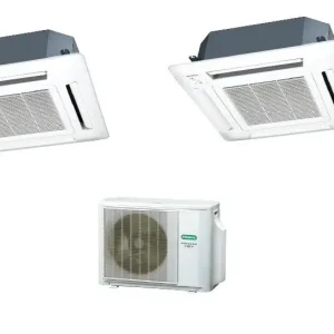 Climatizzatore Condizionatore Dual Split Inverter Cassetta General Fujitsu 7+7 con AOHG14LAC2 R-410 7000+7000 | Ora disponibile