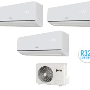 Approfittane ora | Climatizzatore Condizionatore Ferroli Trial Split Inverter R32 serie ASTER M 3.2 7000+7000+7000 con 24-3 7+7+7