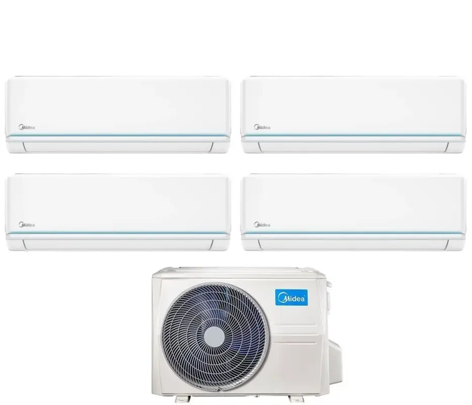 Condizionatore Quadri Split Midea Evolution 9+9+9+9 con M40B-36HFN8 R-32 Wi-Fi Integrato | Prezzo scontato