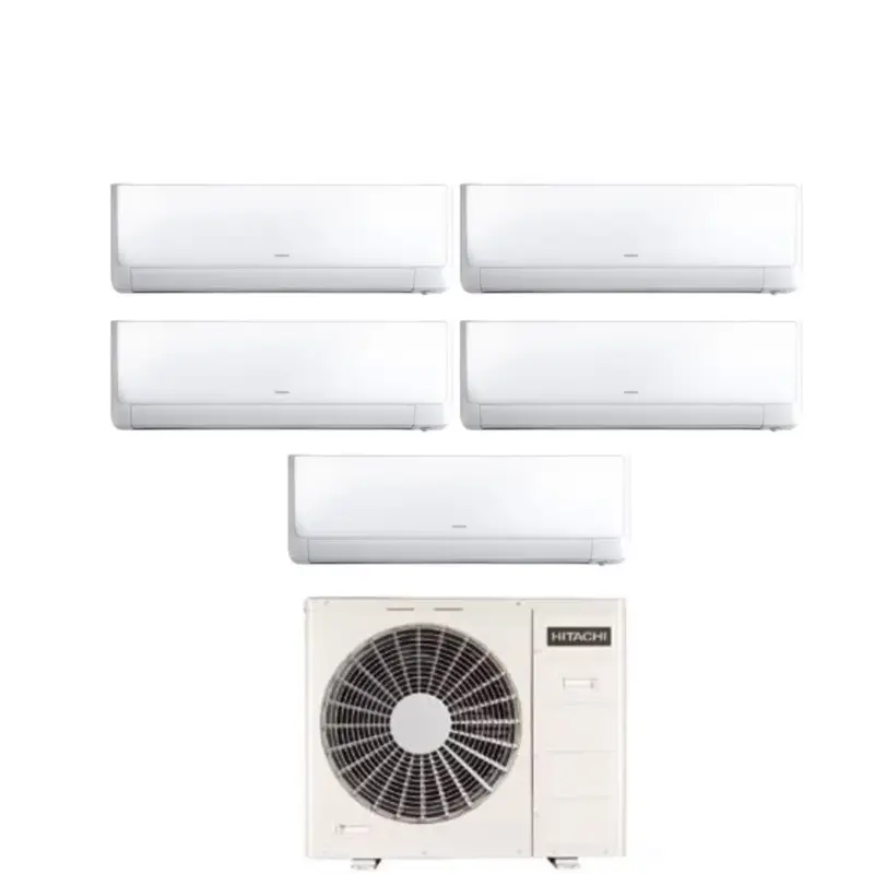 Climatizzatore Condizionatore Hitachi Penta Split Inverter Serie Performance 7+9+12+12+12 con RAM-110NP5E R-32 Wi-Fi Optional 7000+9000+12000+12000+12000 - Novità | Spedizione veloce