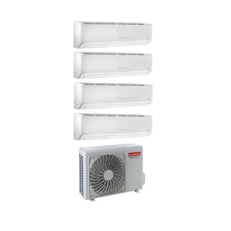 CLIMATIZZATORE CONDIZIONATORE ARISTON QUADRI SPLIT INVERTER serie ALYS PLUS 9+9+12+12 con QUAD 110 XD0B-O R-32 Wi-Fi OPTIONAL 9000+9000+12000+12000 - Grande offerta
