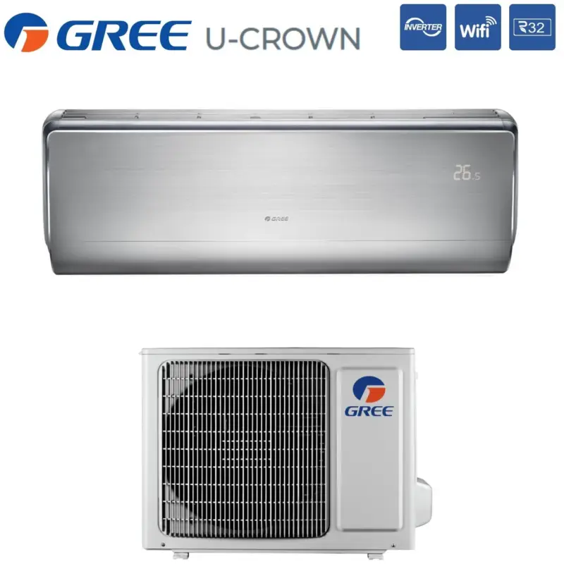 Appena aggiunto | Climatizzatore Condizionatore Gree Inverter serie U-CROWN 9000 Btu GWH09UB-K6DNA4A R-32 Wi-Fi Integrato - Novità