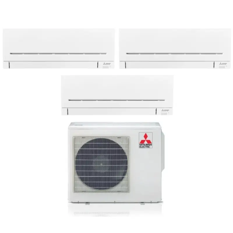 Tra i più amati - Climatizzatore Condizionatore Mitsubishi Electric Trial Split Inverter Serie AP-VGK 9+9+18 con MXZ-3F68VF2 R-32 Wi-Fi Integrato 9000+9000+18000