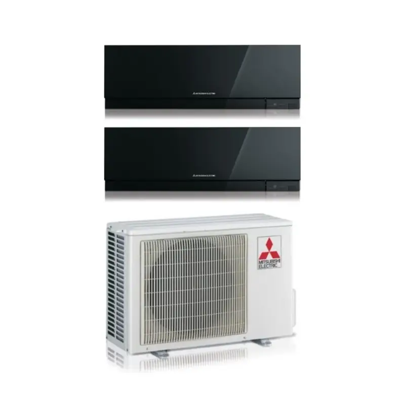 Appena arrivato | Condizionatore Dual Split Mitsubishi Electric Kirigamine Zen Black 7+9 con MXZ-2F33VF R-32 Wi-Fi Integrato Nero
