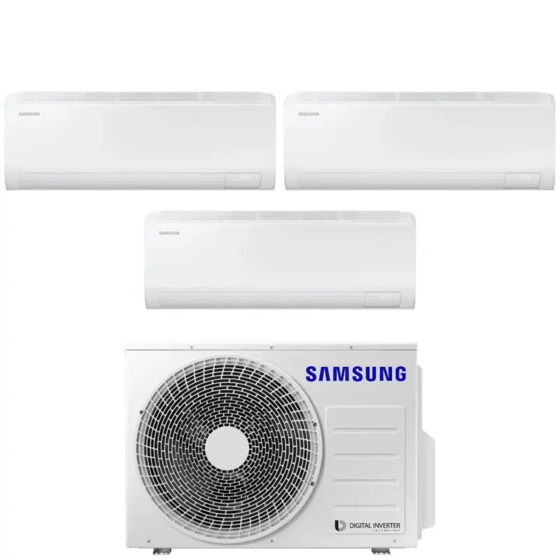 Solo questa settimana | Climatizzatore Condizionatore Samsung Trial Split Inverter serie CEBU S2 7+7+9 con AJ068TXJ3KG R-32 Wi-Fi Integrato 7000+7000+9000