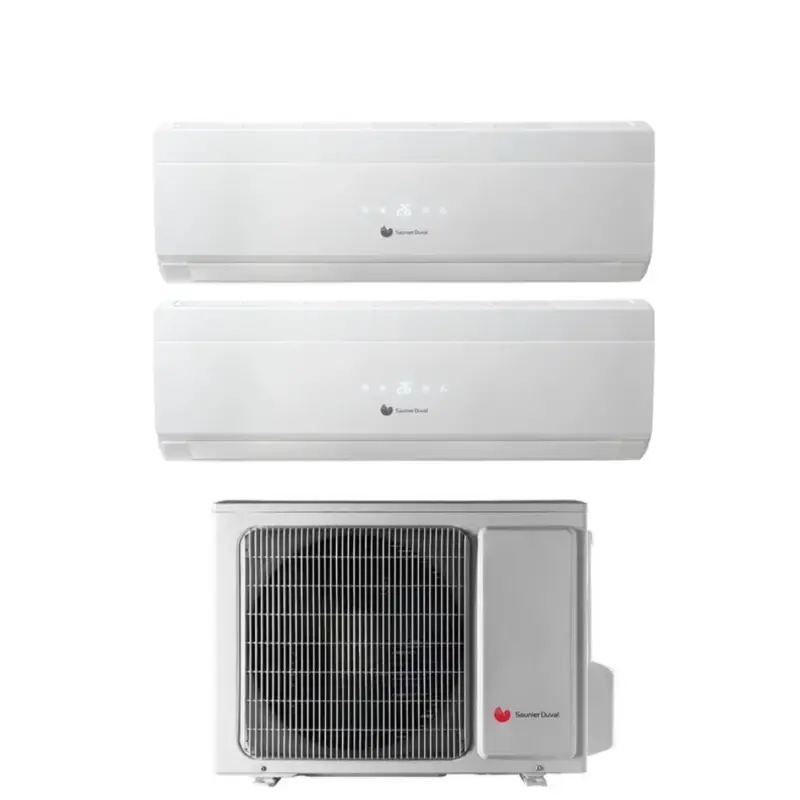 Ultime disponibilità - Climatizzatore Condizionatore Hermann Saunier Duval Dual Split Inverter serie UNI COMFORT 9+9 con SDH19-050MC2NO R-32 9000+9000