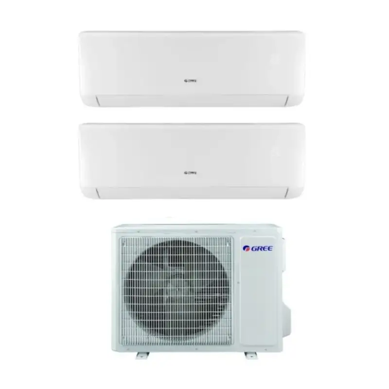 Ultimi giorni | Climatizzatore Condizionatore Gree Dual Split Inverter serie BORA 9+9 con GWHD18NK6KO R-32 9000+9000
