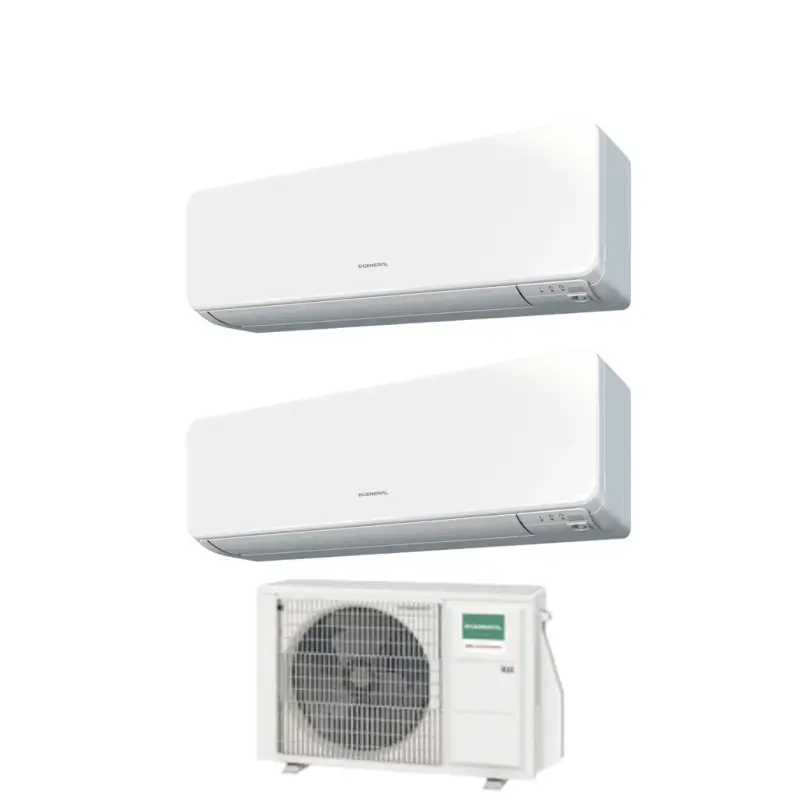Acquista subito - Climatizzatore Condizionatore General Fujitsu Dual Split Inverter serie KGTB 9+14 con AOHG18KBTA2 R-32 Wi-Fi Optional 9000+14000