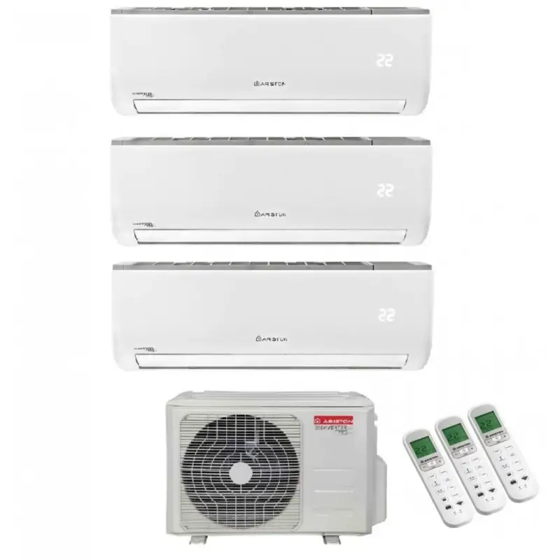CLIMATIZZATORE CONDIZIONATORE ARISTON TRIAL SPLIT INVERTER serie NEVIS 9+9+9 con TRIAL 80 XD0B-O 9000+9000+9000 - Novità in catalogo