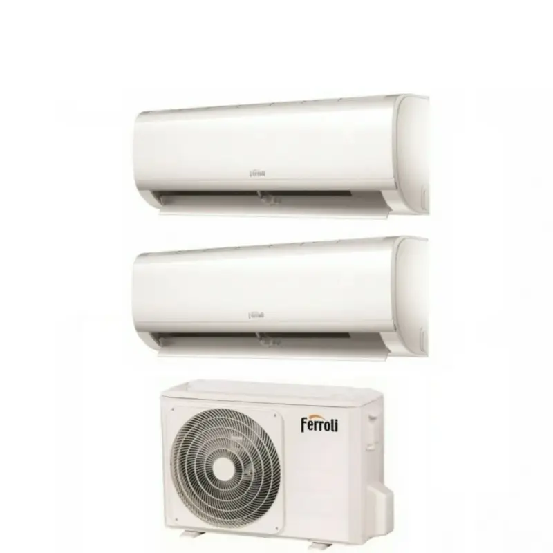 Climatizzatore Condizionatore Ferroli Trial Split Inverter Serie DIAMANT PLUS M 12+12+12 con 27-3 R-32 Wi-Fi Integrato 12000+12000+12000 - Novità | Tra i più venduti