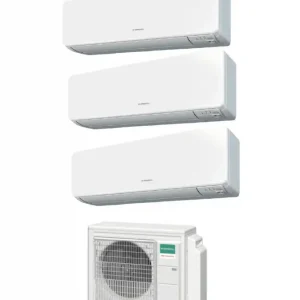 Aggiungi al carrello | Climatizzatore Condizionatore General Fujitsu Trial Split Inverter KGTB 9+9+9 btu con AOHG18KBTA3 R-32 9000+9000+9000 Wi-Fi Optional - Novita'