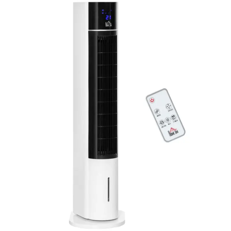 Easycomfort Ventilatore Raffrescatore Evaporativo 3 Modalità e 3 Velocità, Timer, Oscillazione e Telecomando, Bianco | Approfittane ora
