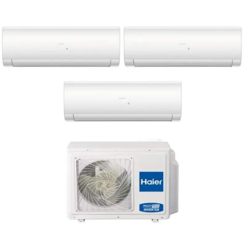 Buon prezzo - Climatizzatore Condizionatore Haier Trial Split Inverter serie IES PLUS 7+7+18 con 3U70S2SR3FA R-32 Wi-Fi Integrato 7000+7000+18000 - Novità