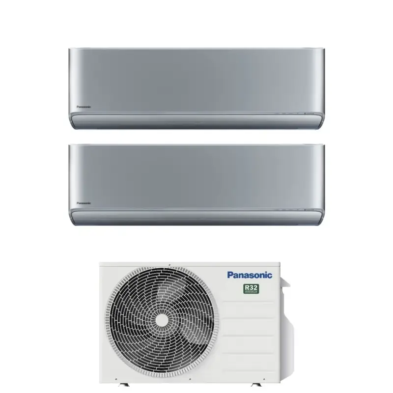 Appena arrivato | Condizionatore Dual Split Panasonic Etherea Silver 9+12 con CU-2Z41TBE R-32 Wi-Fi Integrato
